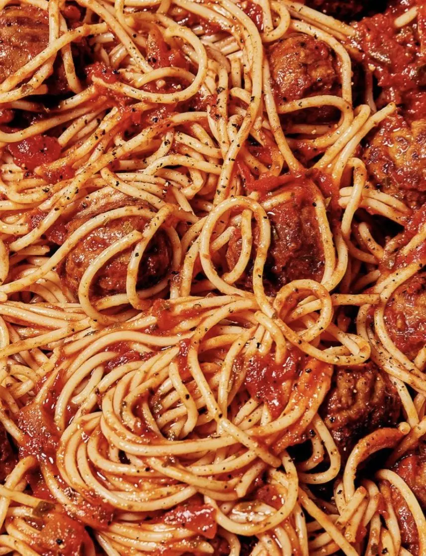 Spaghetti à la sauce tomate