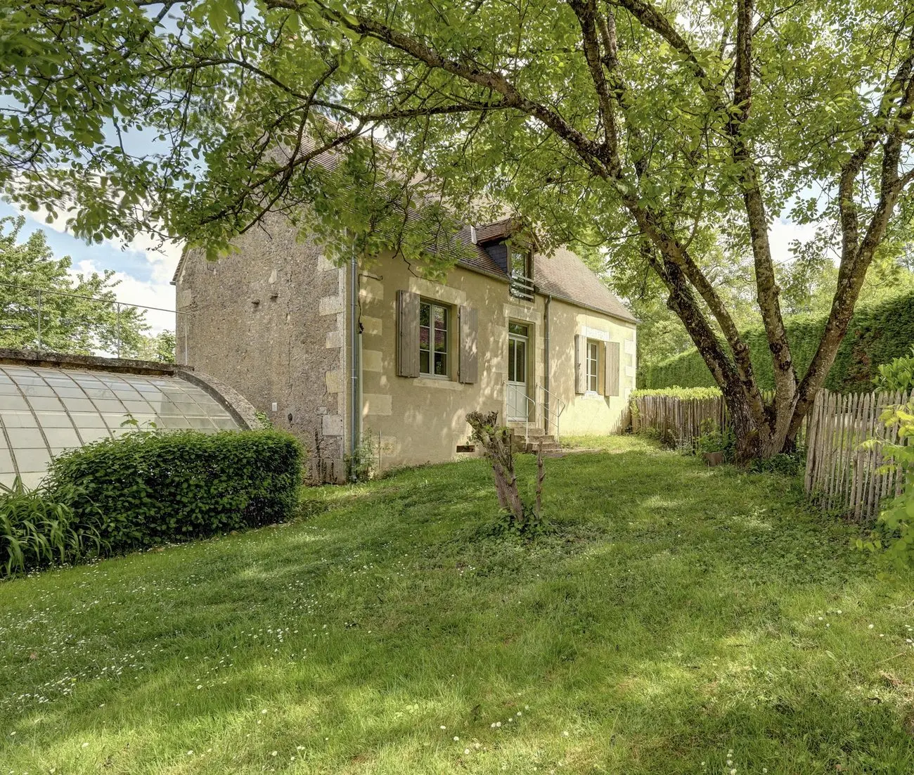 La Maison du Jardinier vue du jardin