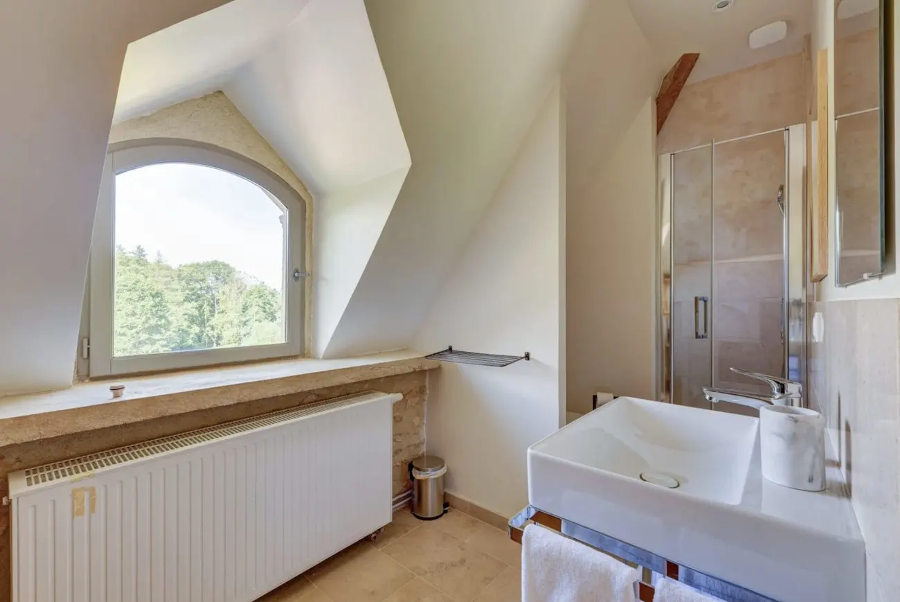 La salle de douche