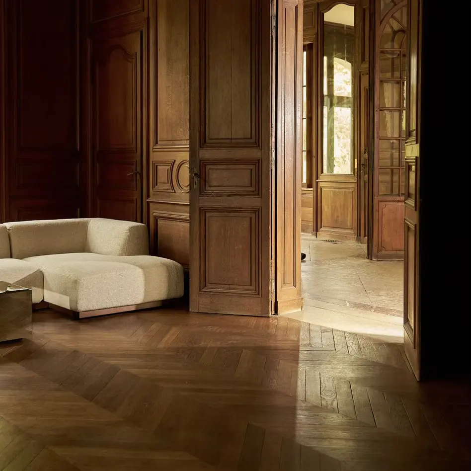 Salon au parquet en point de Hongrie